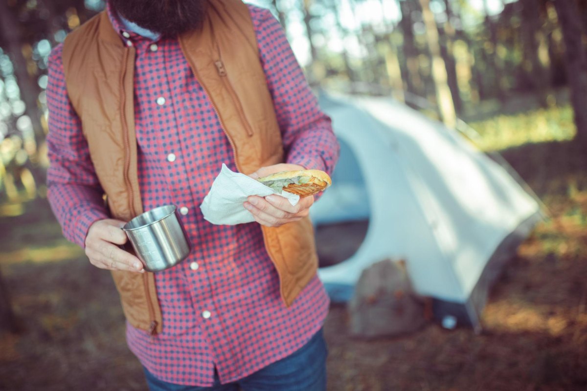 Wrapped breakfast sandwiches trail