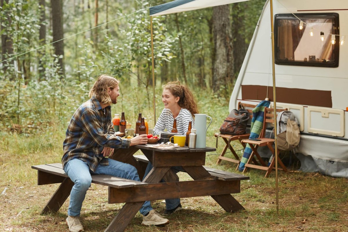 Sustainable RV camping lifestyle