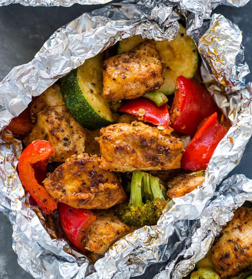 cajun chicken foil packets