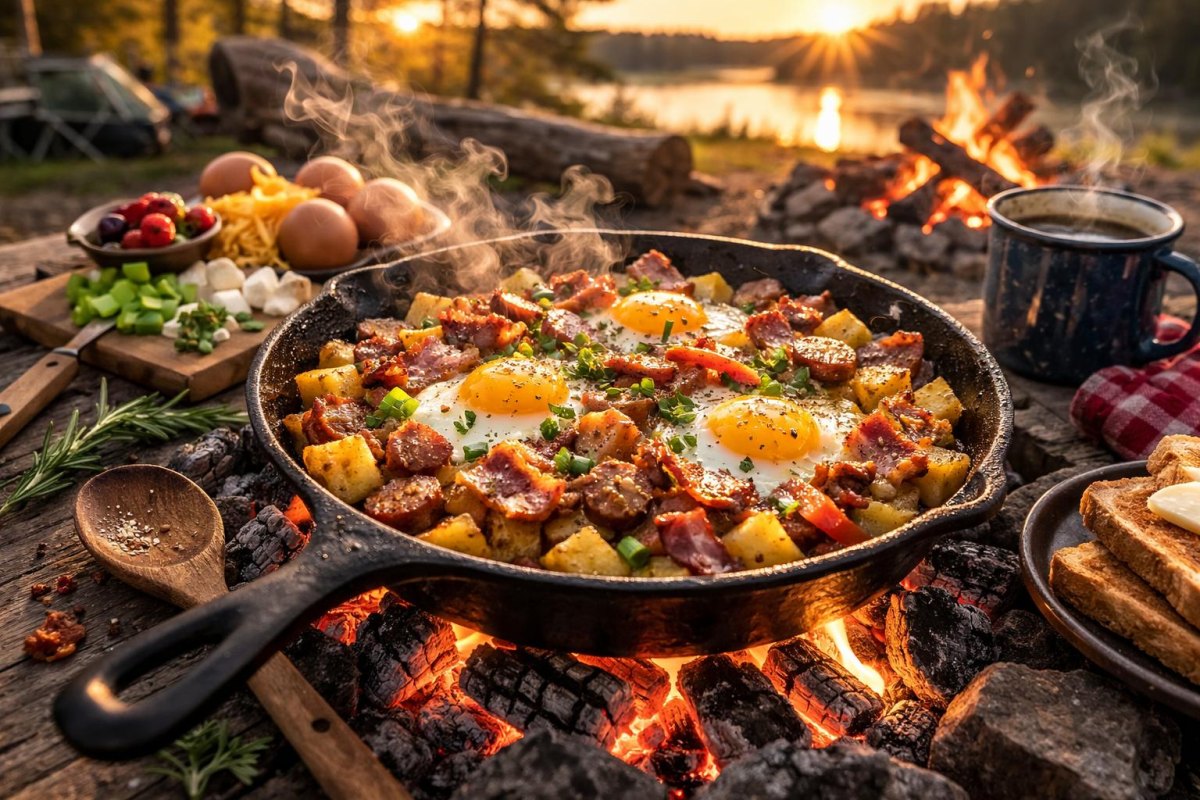 Campfire breakfast dinner skillet