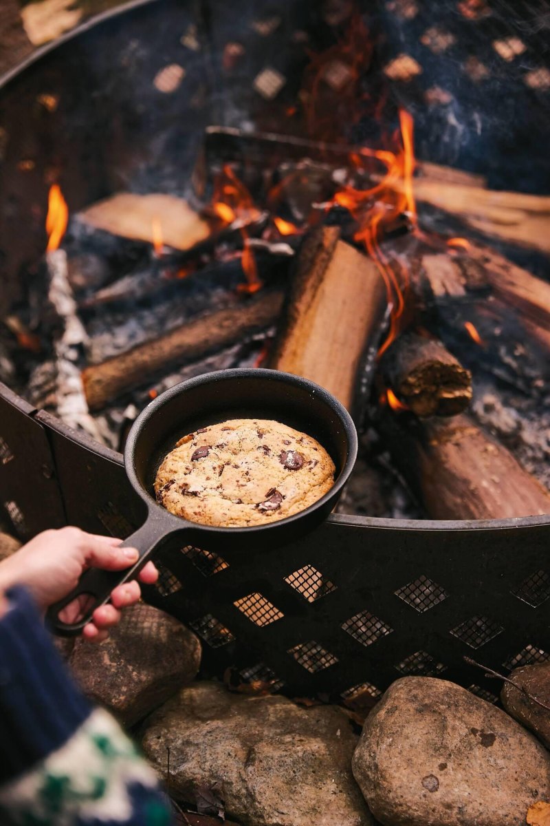 Cookie dough portions for campfire baking