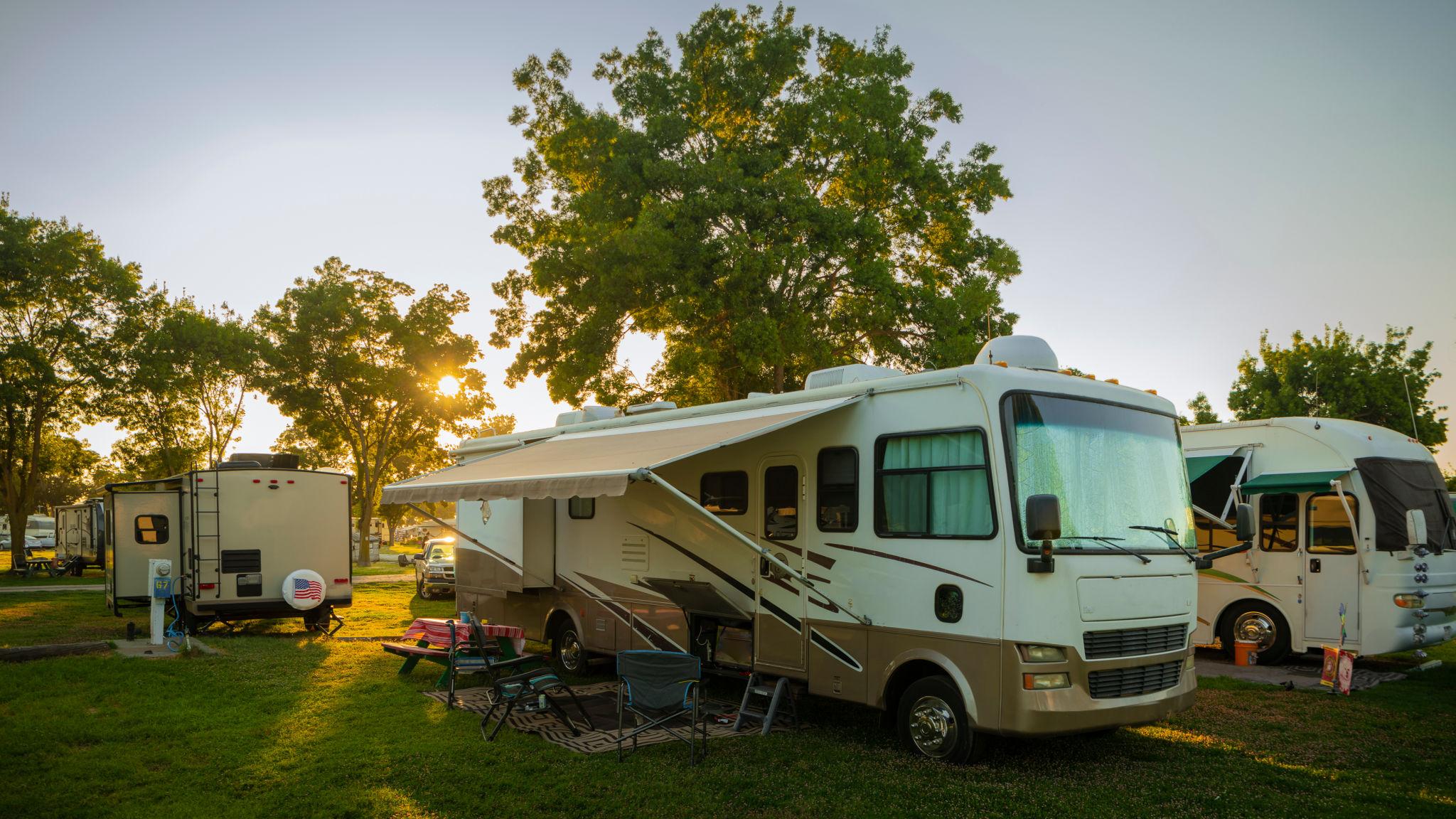 RV budget worksheet planning campground and parking fees