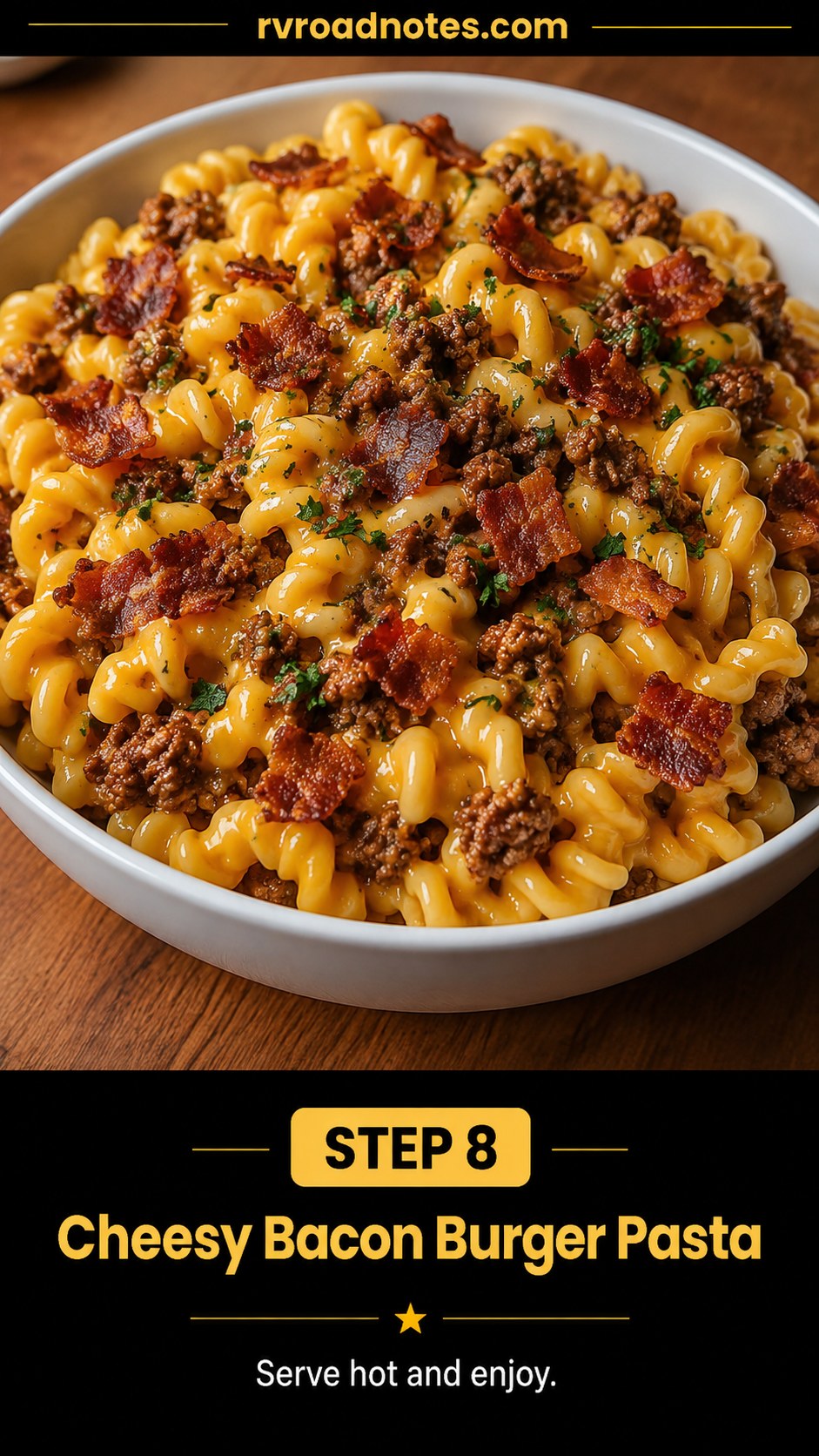 Cheeseburger Bacon Pasta - The One-Skillet Rv Dinner I