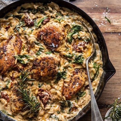 Creamy Tuscan Chicken Orzo Recipe for Easy Dinners