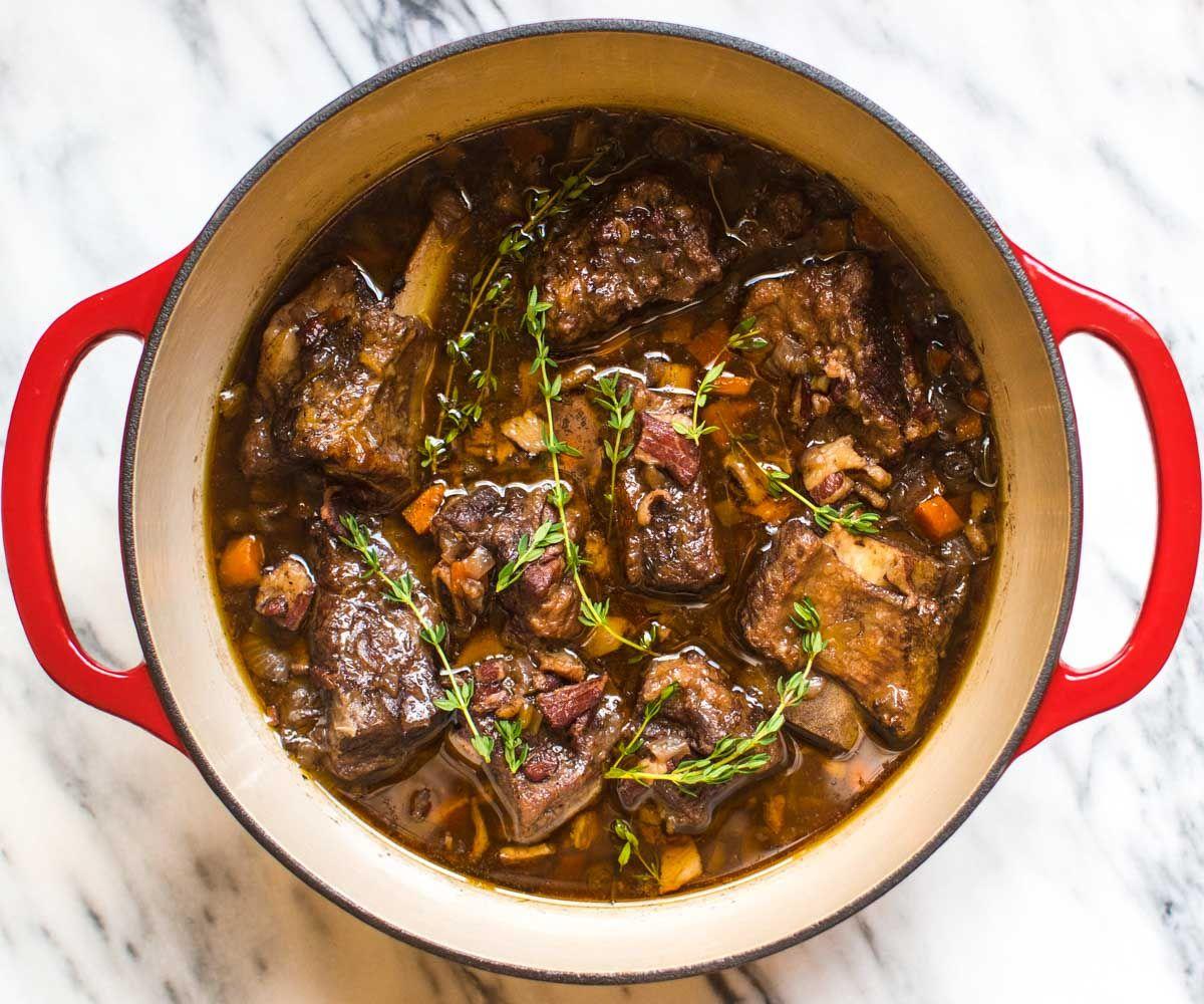 Braised short ribs Dutch oven
