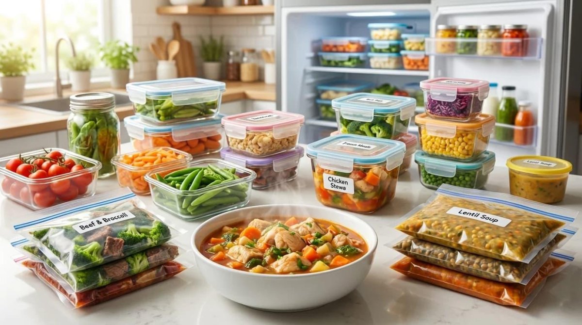 Frozen prepared meals for RV travel