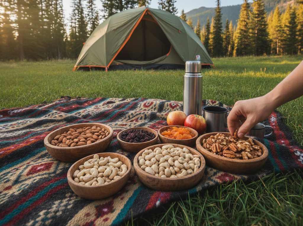 Healthy RV camping snacks