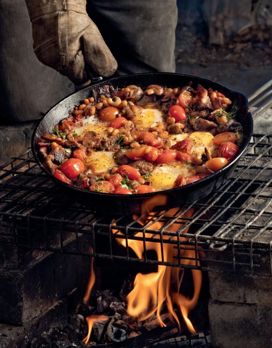 High protein camping meal