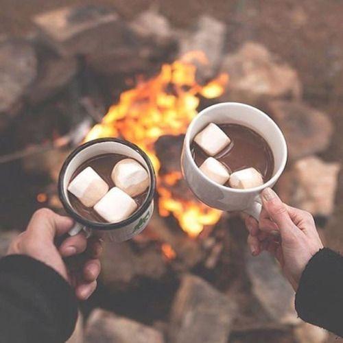 Hot chocolate campfire mugs