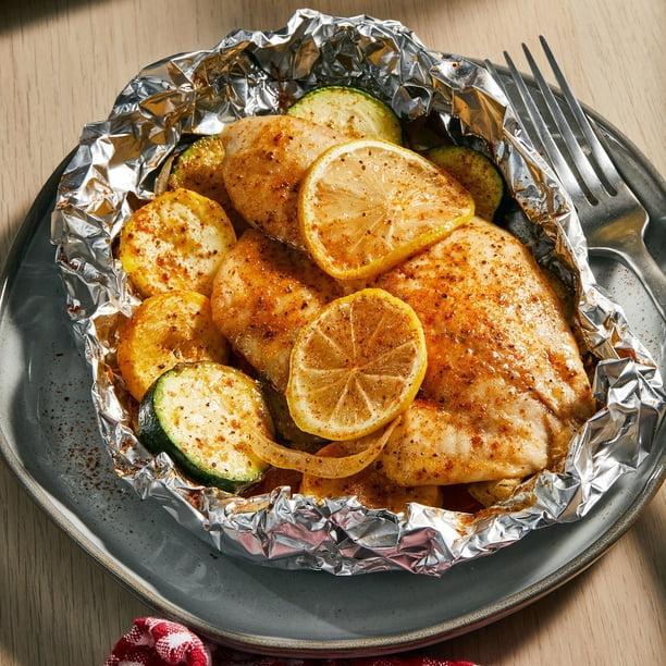 lemon butter chicken foil packet