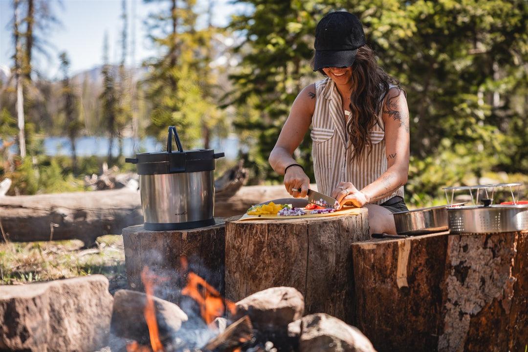 Make ahead crockpot camping meals