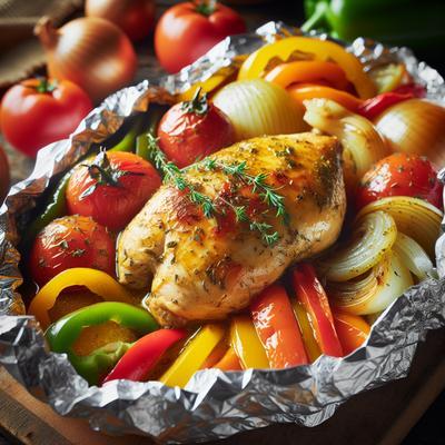 mediterranean chicken foil packet dinner