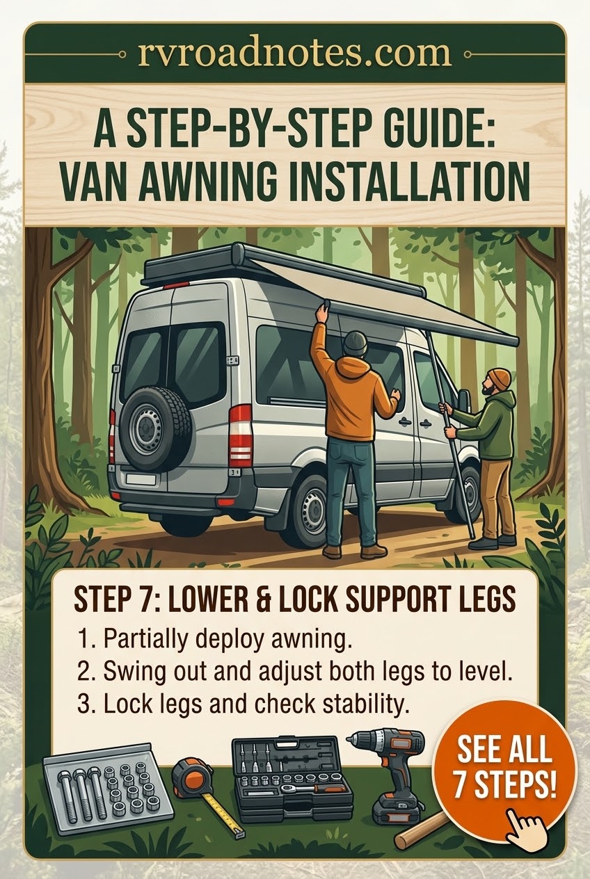 DIY 4x4 Camper Van Awning Install