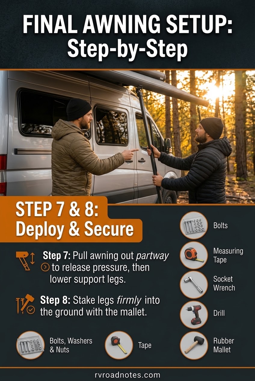 Easy Camper Van Conversion Awning Install