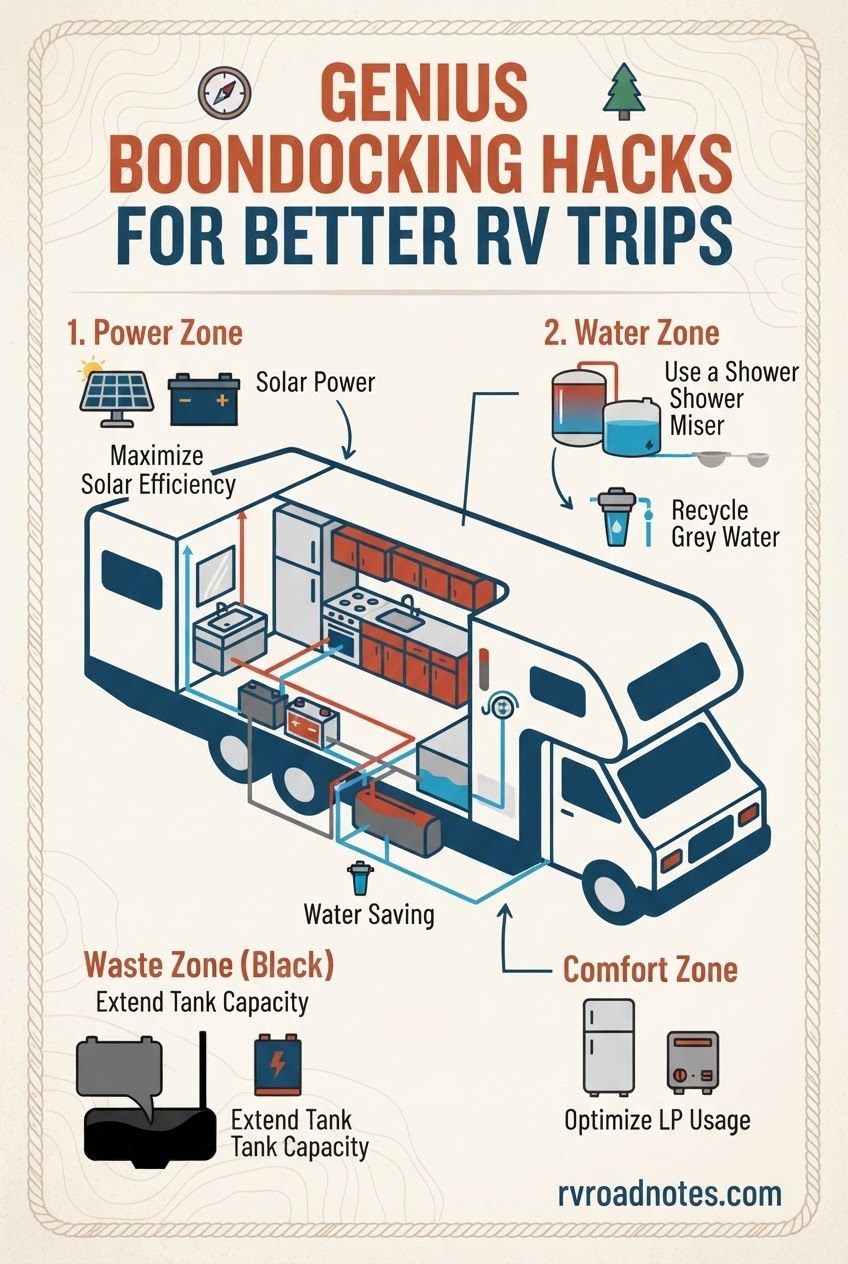 Genius Boondocking Hacks For Better RV Trips