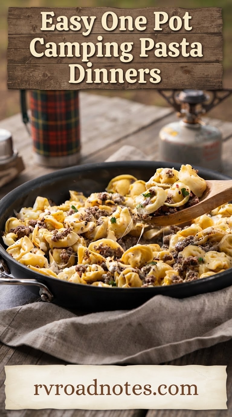 Easy One Pot Camping Pasta Dinners