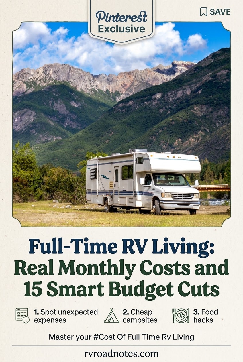 Full-Time RV Living: Real Monthly Costs and 15 Smart Budget Cuts