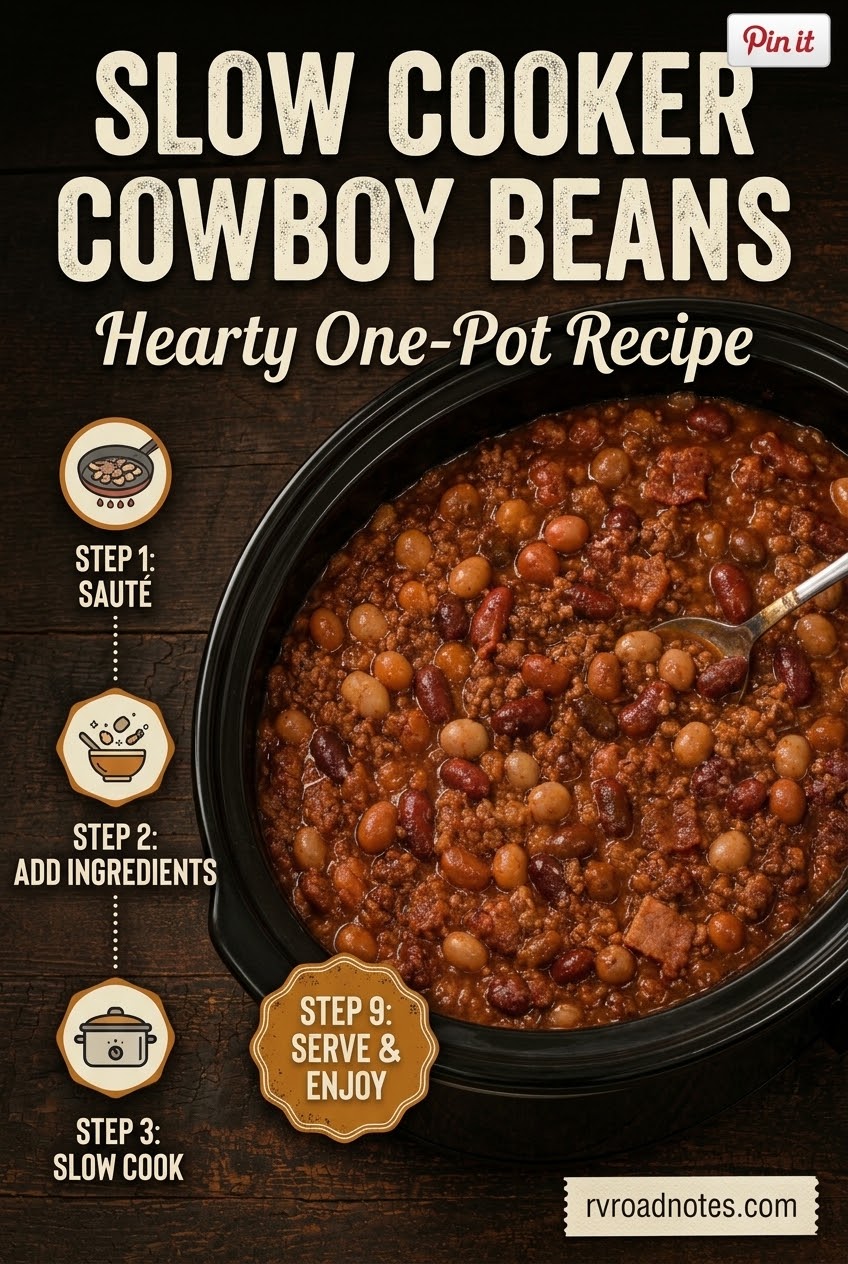 Slow Cooker Cowboy Beans
