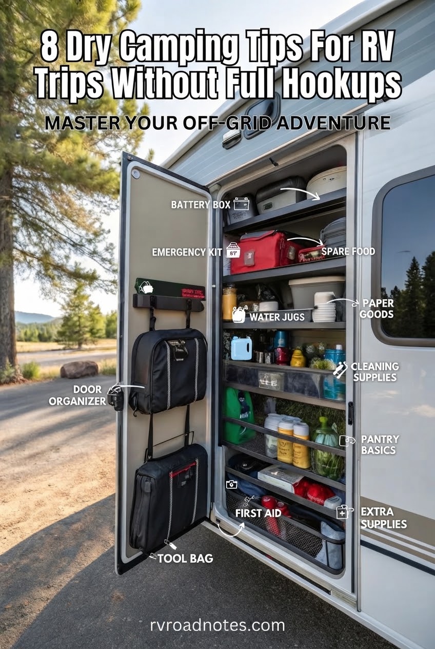 8 Dry Camping Tips For Rv Trips Without Full Hookups