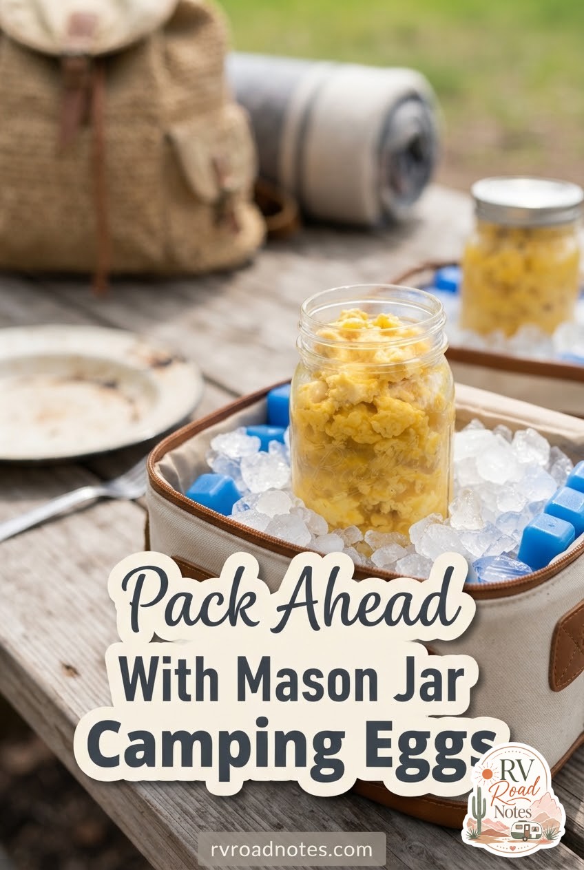 Pack Ahead With Mason Jar Camping Eggs