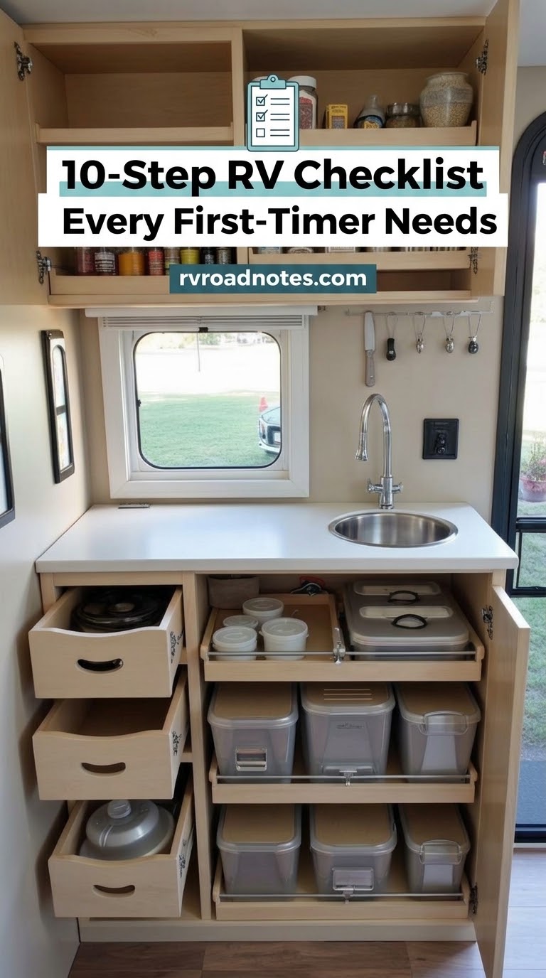 10-Step RV Checklist Every First-Timer Needs