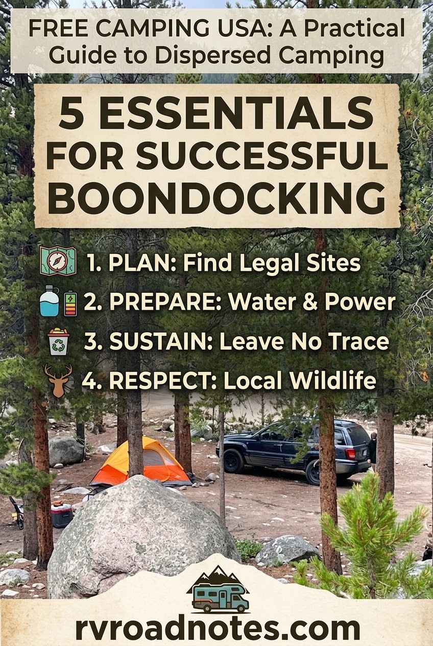 How to Camp for Free Across the USA