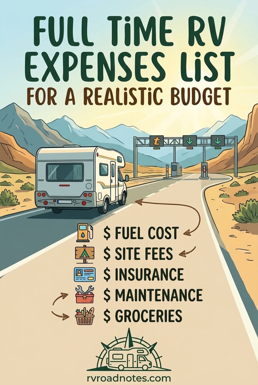 Full Time RV Expenses List for a Realistic Budget