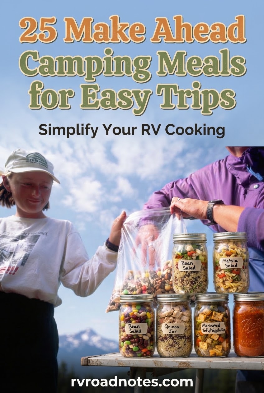 25 Make Ahead Camping Meals for Easy Trips