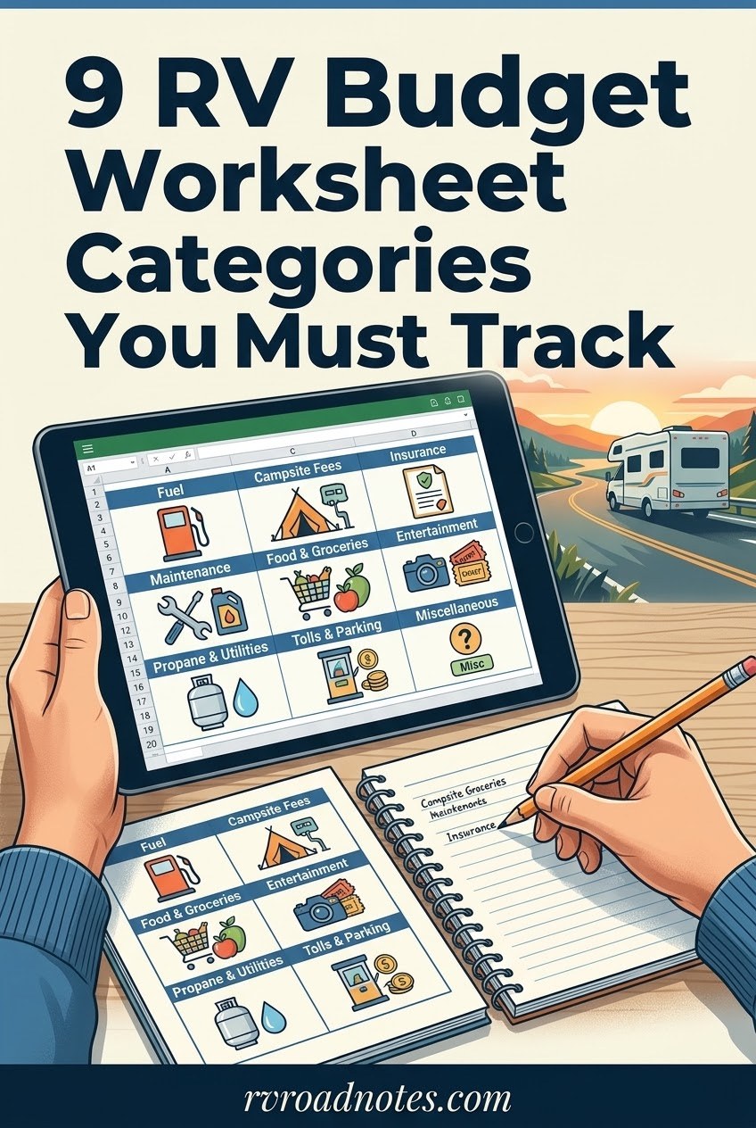 9 RV Budget Worksheet Categories You Must Track