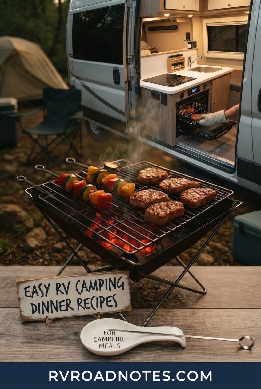 Easy RV Camping Dinner Recipes For Campfire Meals