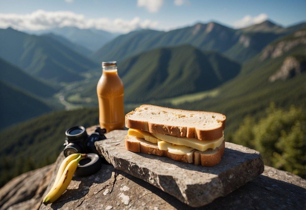 Peanut butter banana adventure sandwich
