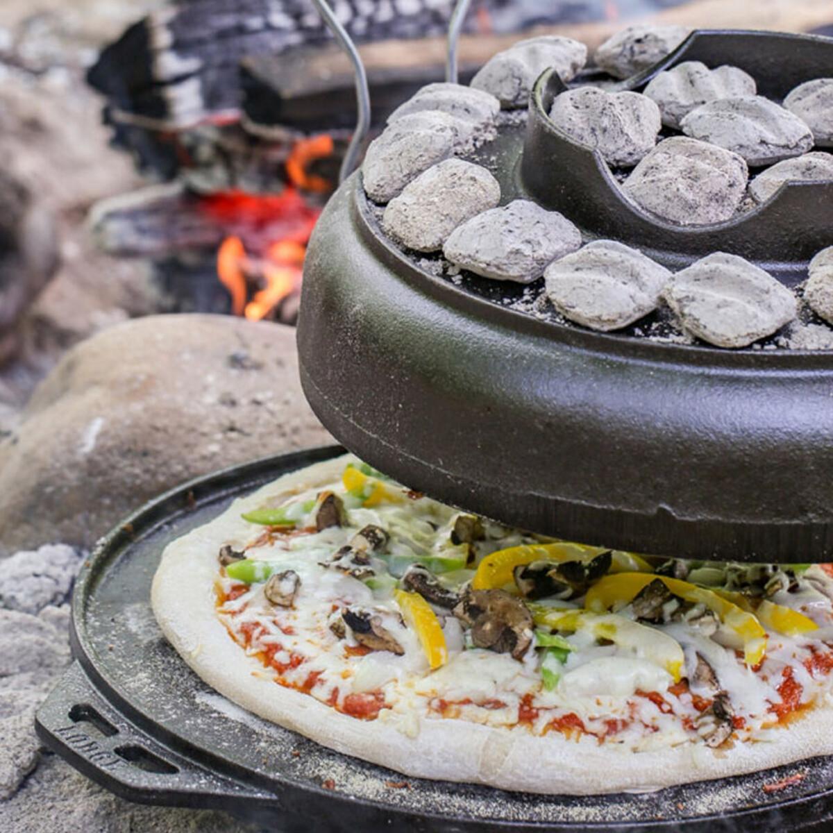 Camping pizza dough preparation kit