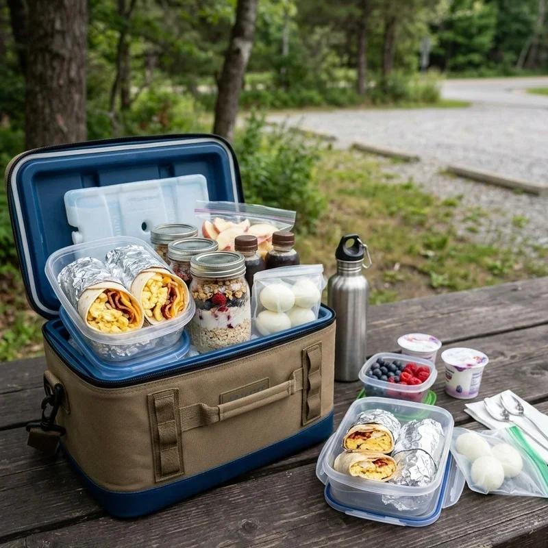 Protein breakfast meal boxes