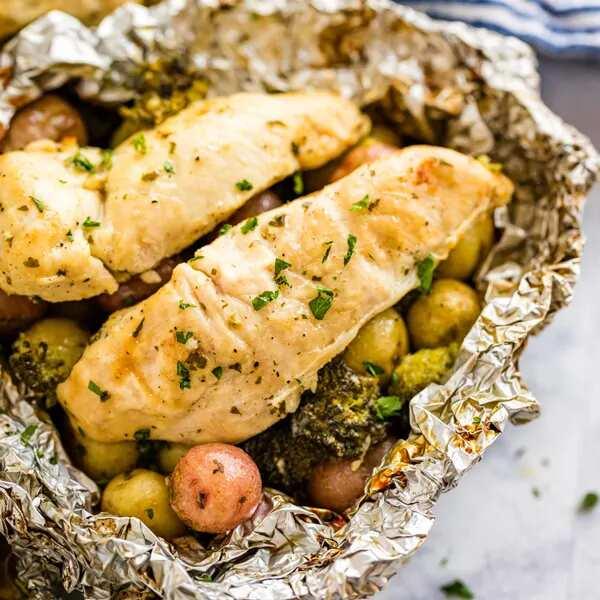ranch chicken foil packet