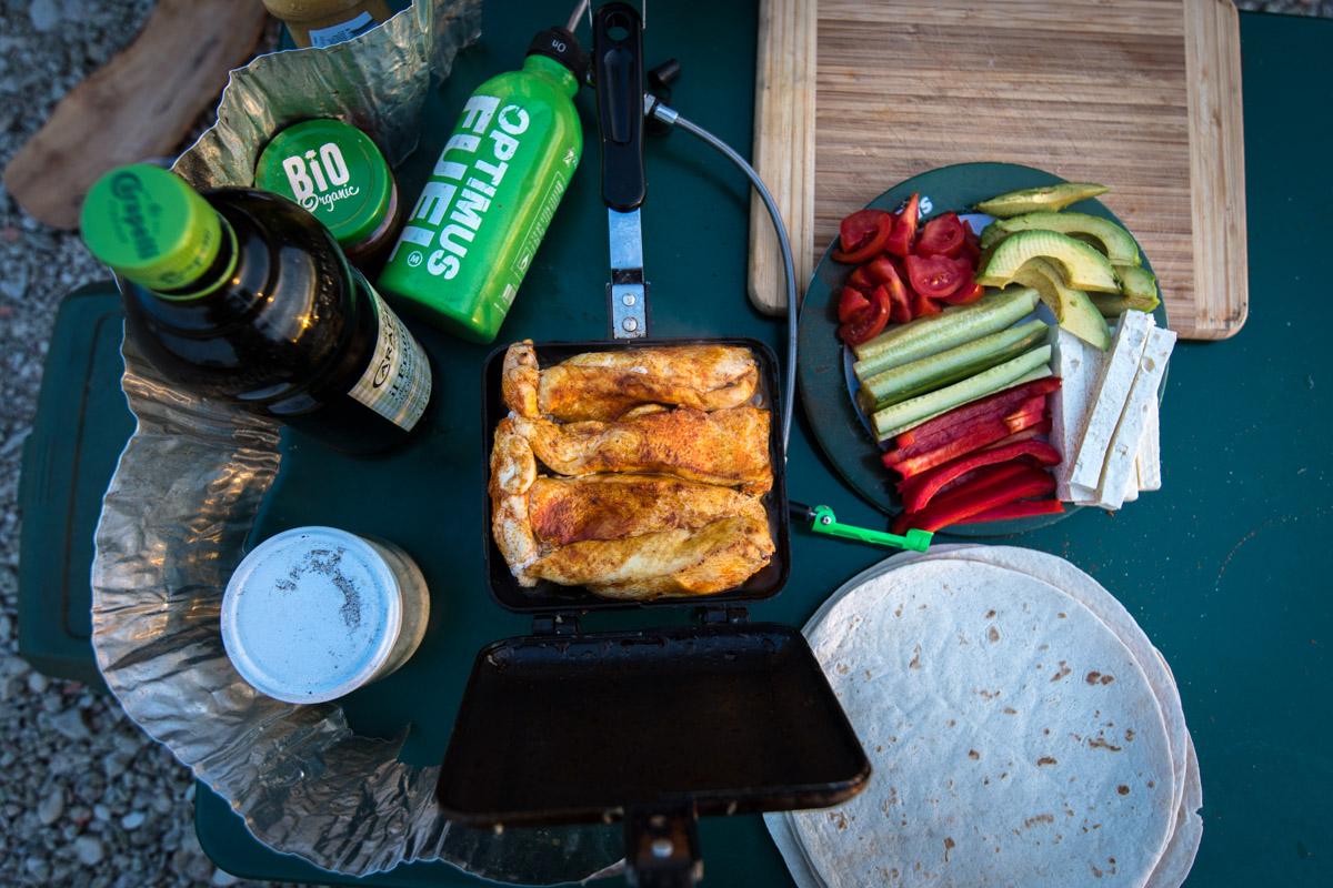 Mediterranean chicken wraps RV