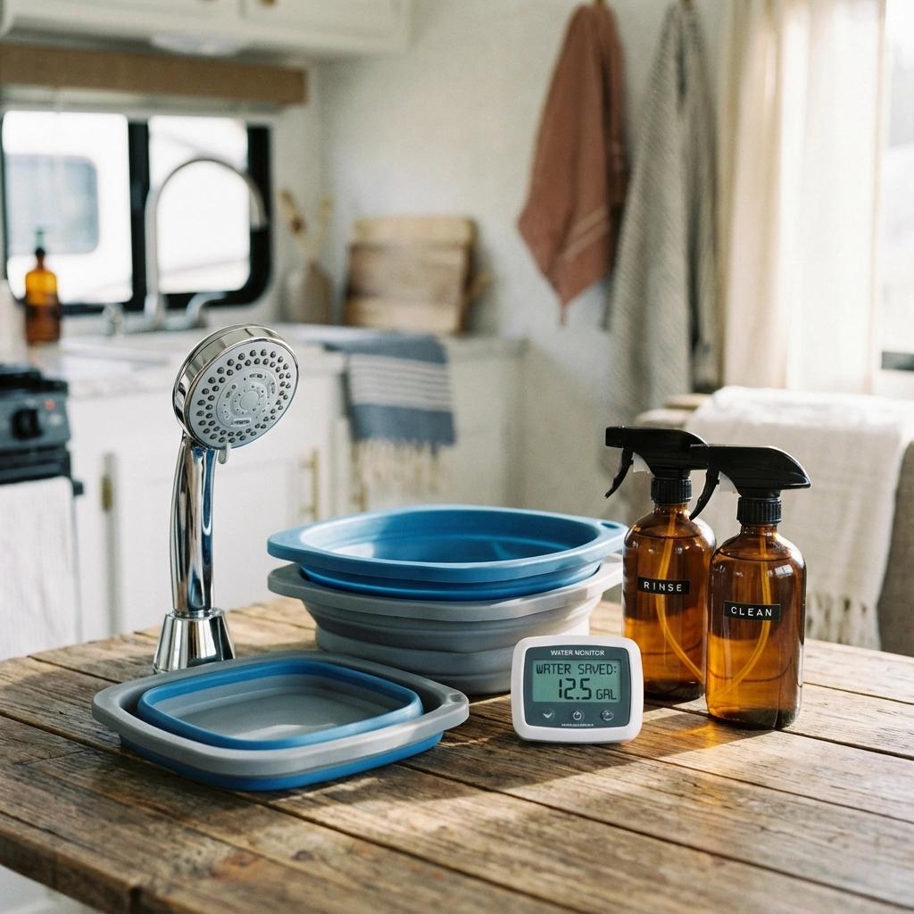 RV water conservation system