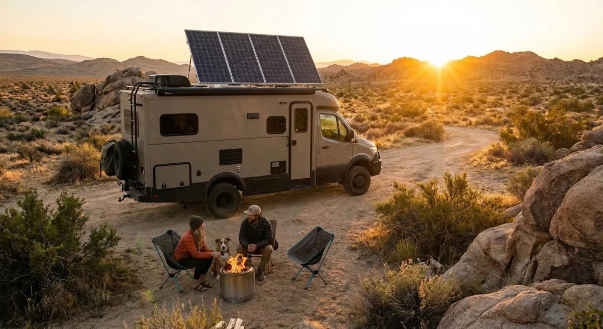 RV boondocking on public land