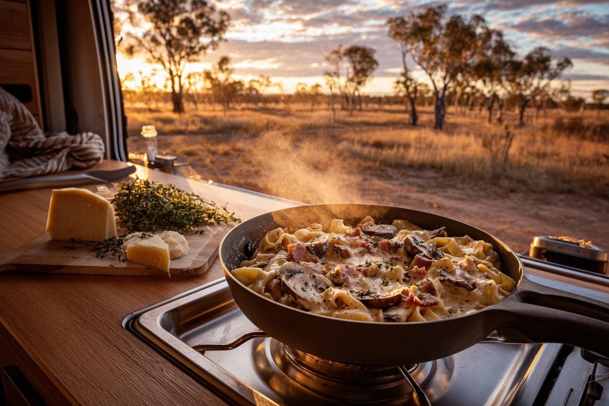 RV pasta dinner