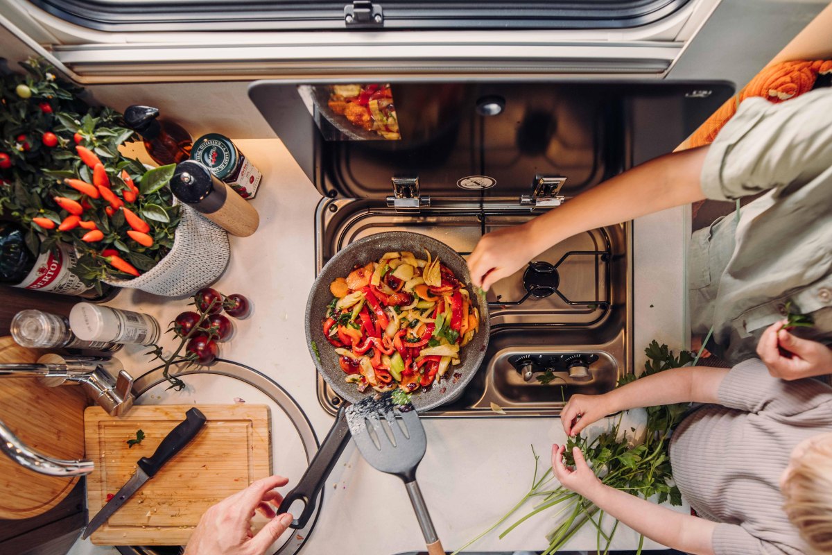 RV vegetable stir fry
