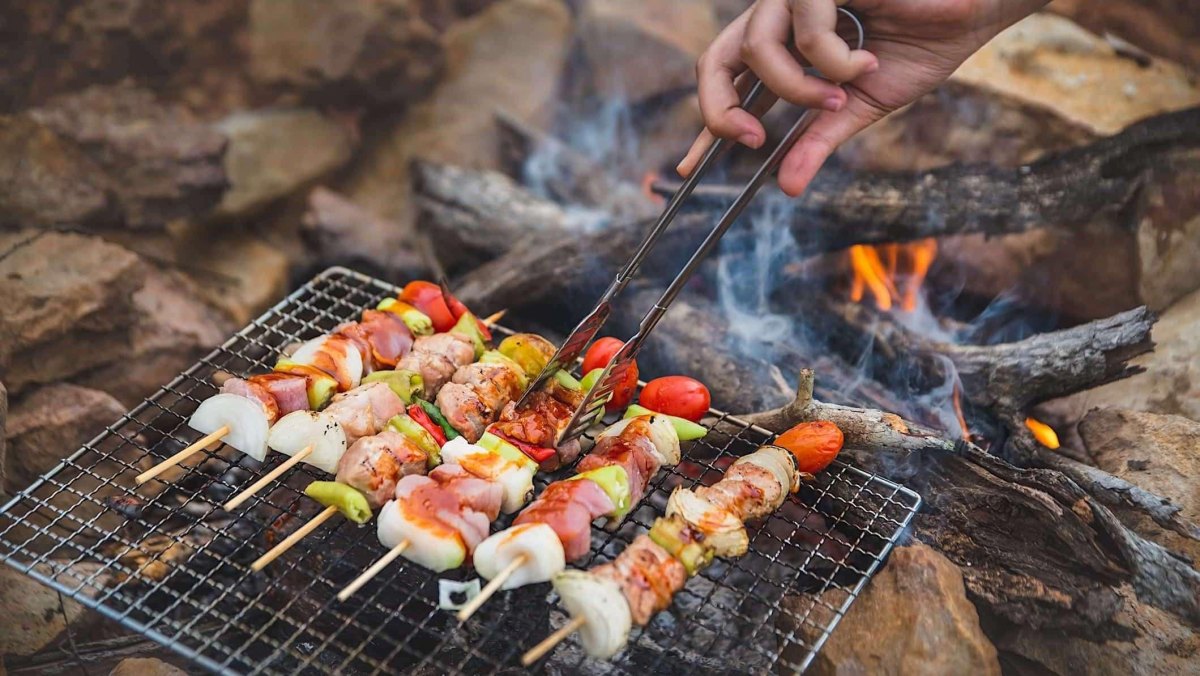 Camping skewers and kabobs