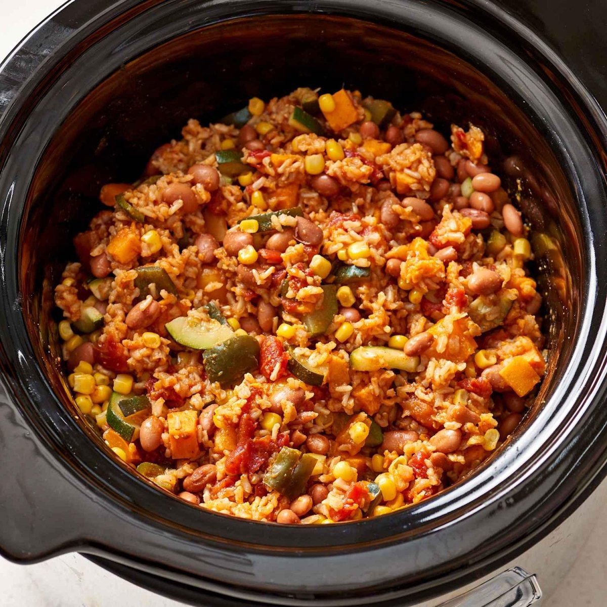Mexican rice and beans crockpot