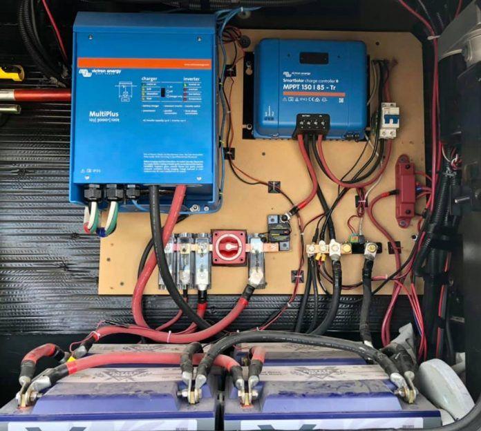 RV solar inverter system
