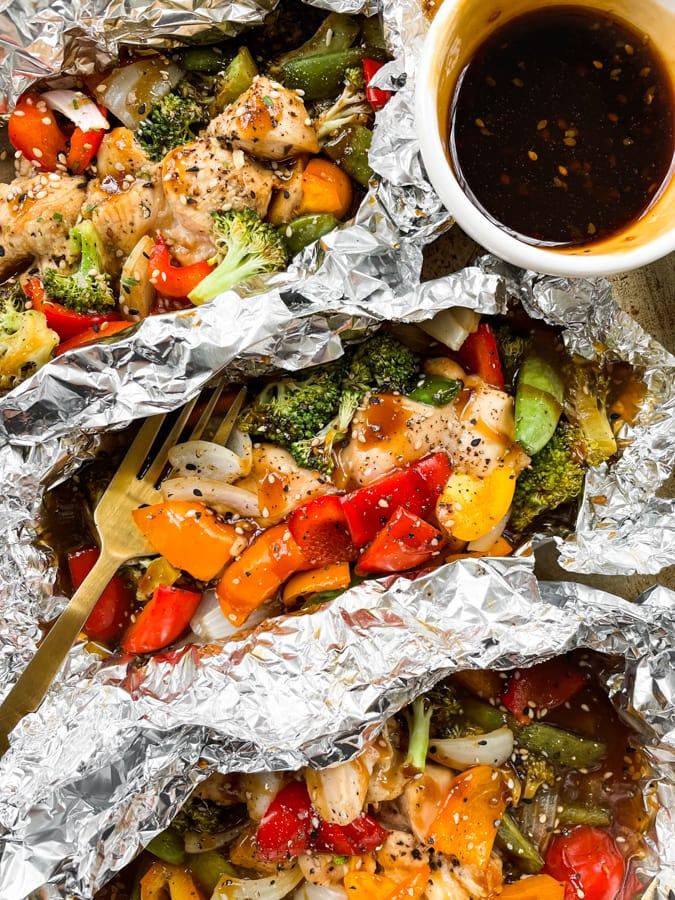 teriyaki chicken foil packet dinner