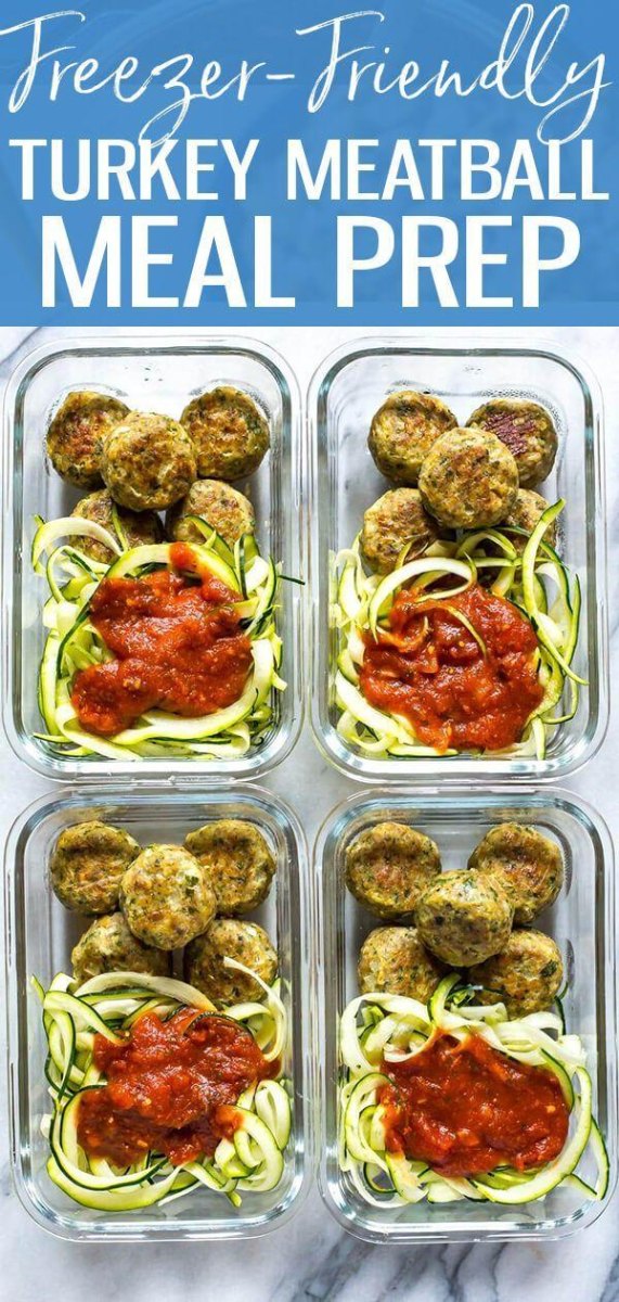Turkey meatballs freezer meal