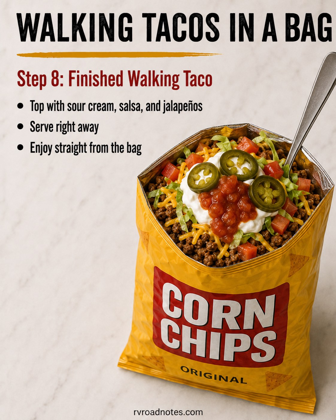 Walking Tacos In A Bag - The One-Skillet Dinner That
